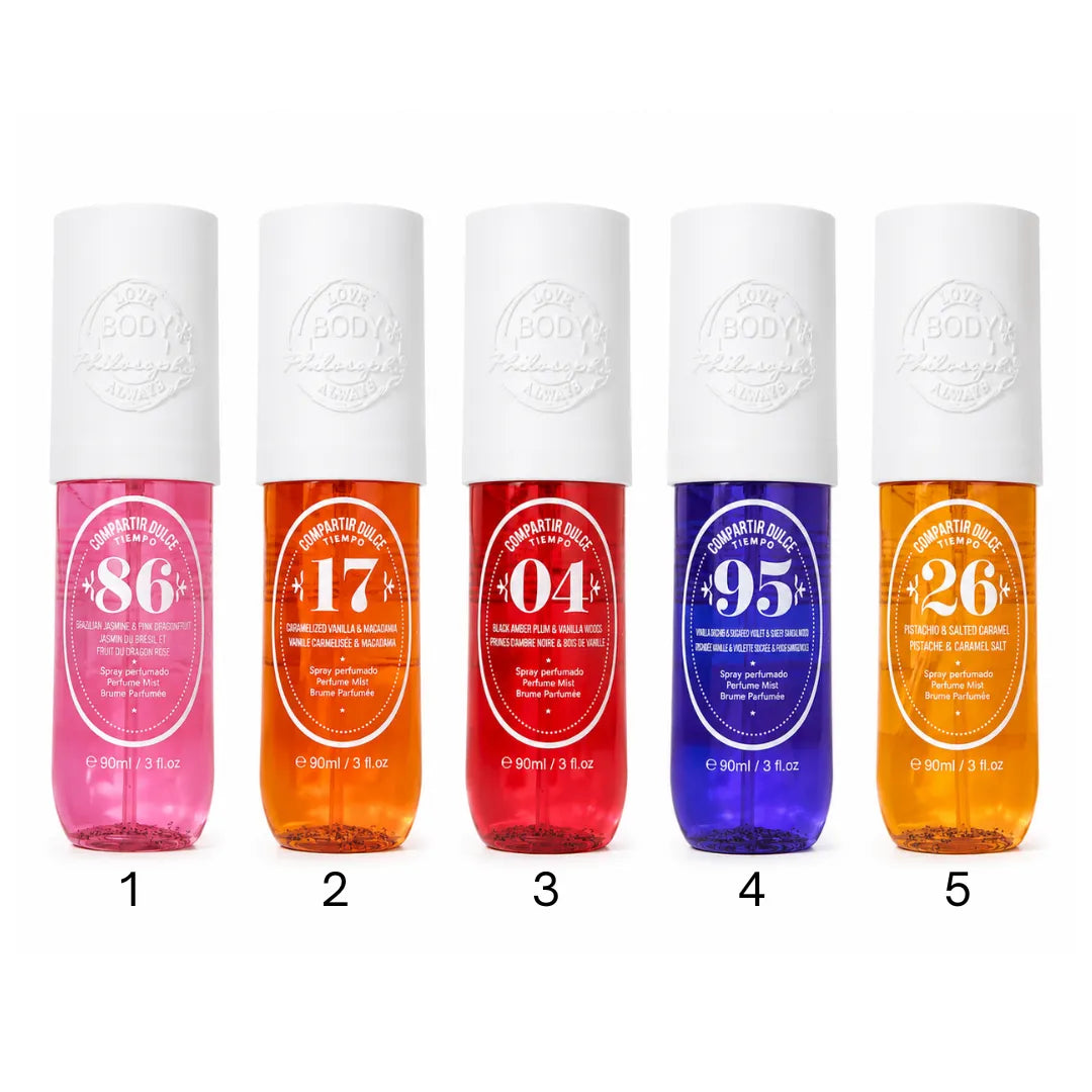Body Mist Body Philosophy 90ml — Inspiración Sol de Janeiro | Tropical y Adictivo