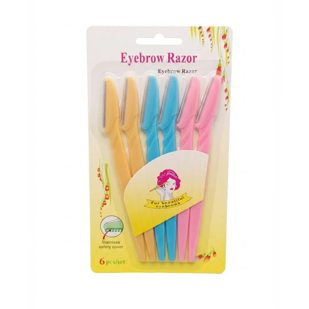 Pack 6 Perfiladoras de Cejas — Rasuradoras de Precisión Facial