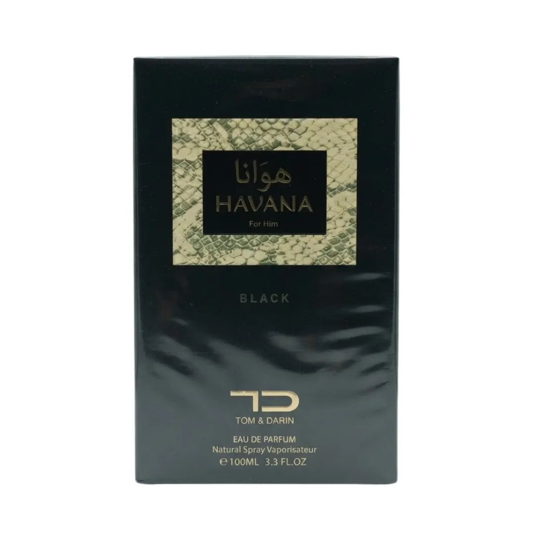 Perfume Havana Black EDP 100ml — Inspiración Hawas Black | Intenso, Oscuro y Adictivo