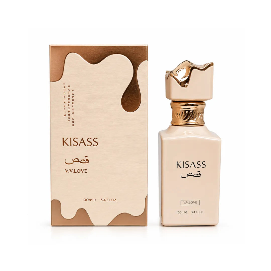 Perfume Kisass VV Love EDP 100ml — Dupe Eclaire Lattafa | Gourmand Dulce e Irresistible