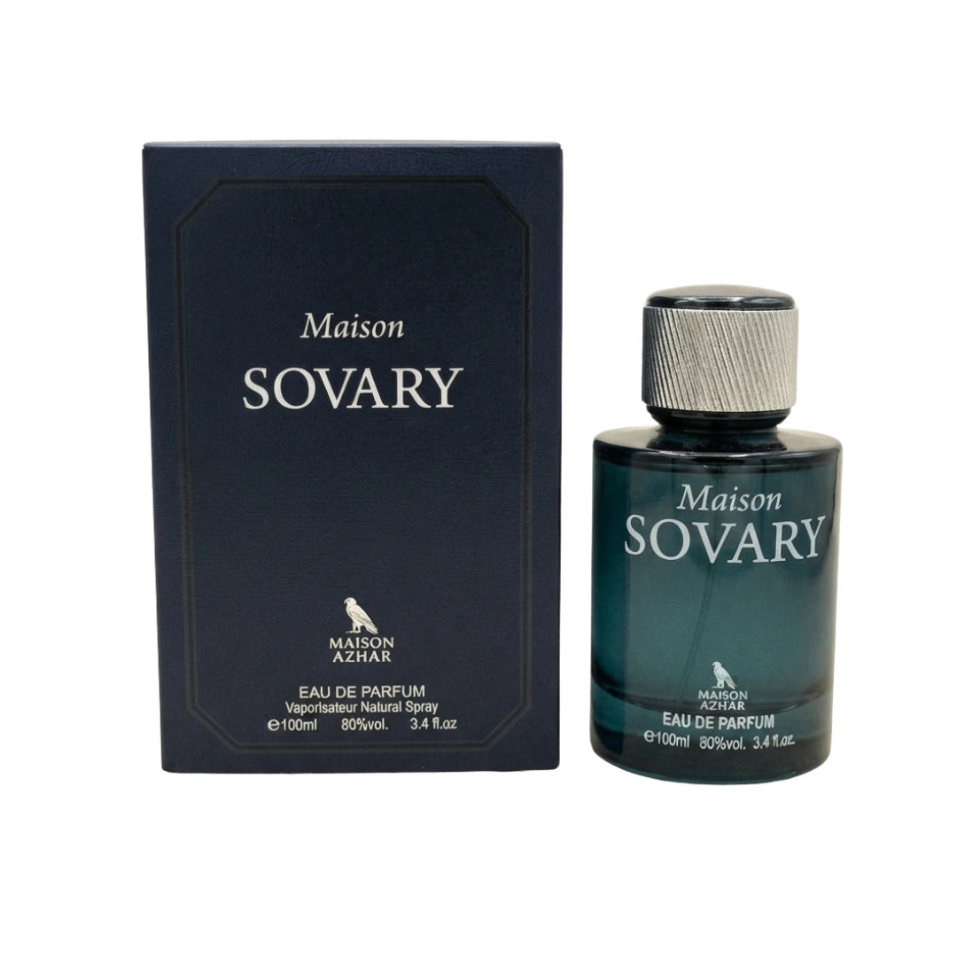 Perfume Sovary 100ml Maison Azhar — Inspiración Sauvage Dior para Hombre