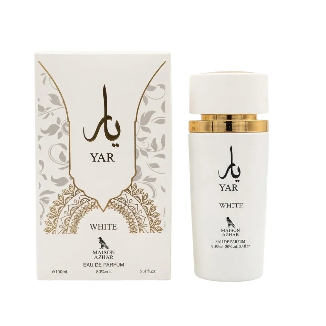 Perfume Yar White Maison Azhar EDP 100ml — Oriental Suave y Luminoso | Para Mujer