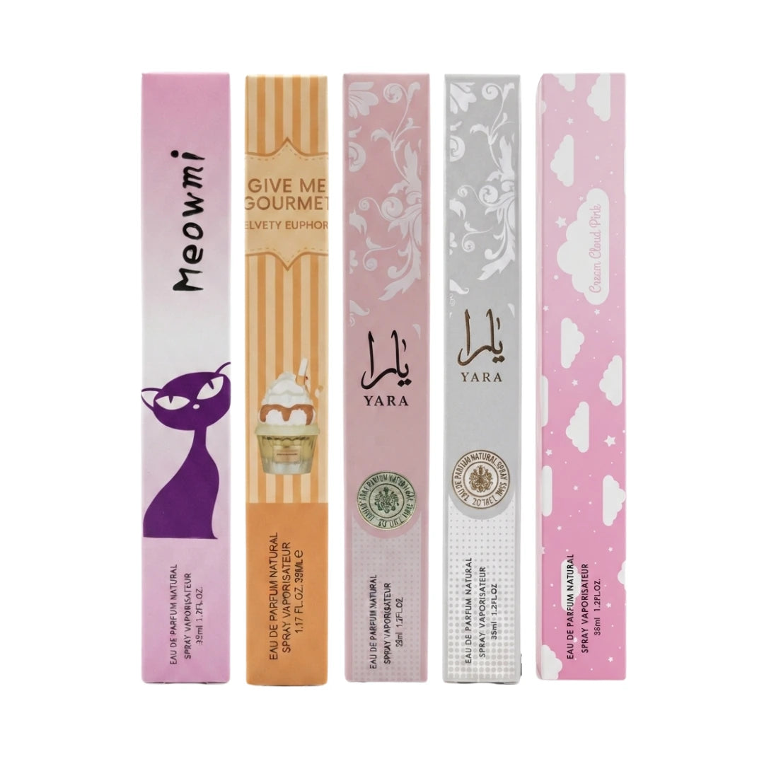 Perfume de Cartera 35ml — Inspiración Diseñador y Fragancias Árabes Virales | Desde $1.190