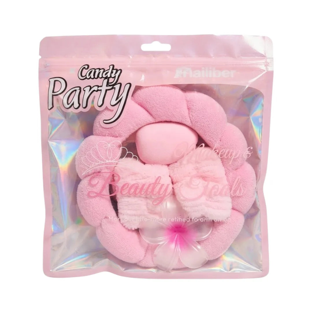 Set Accesorios Skincare Candy Party 4 Piezas — Kit Completo de Rutina Facial