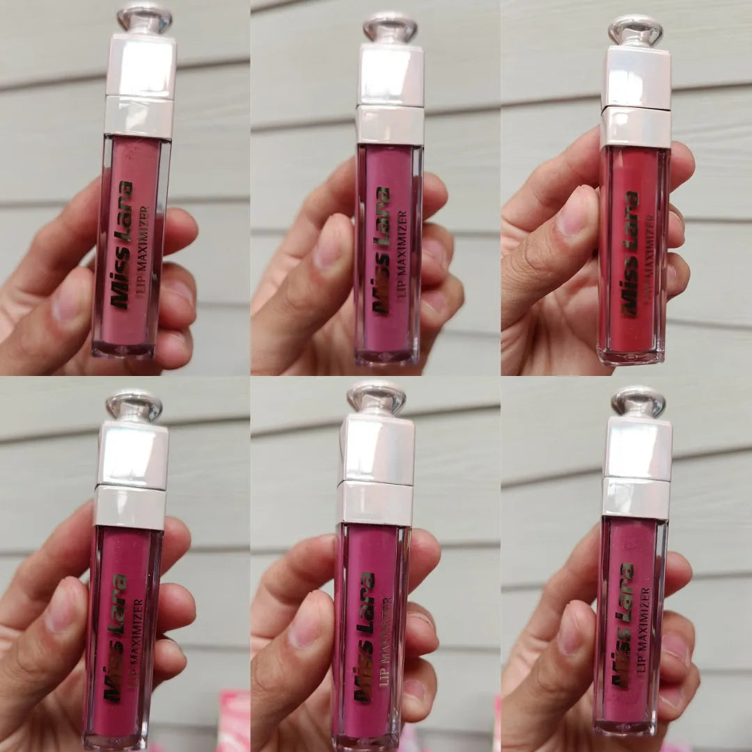 Pack 6 Lip Maximizer Miss Lara — Volumen y Brillo | Mayorista