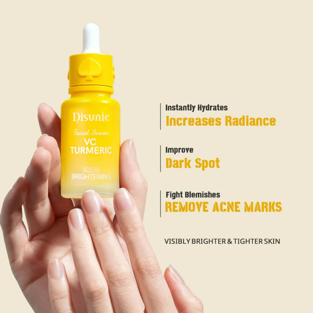 Sérum Facial Disunie 40ml — Vitamina C + Cúrcuma | Iluminador y Antioxidante