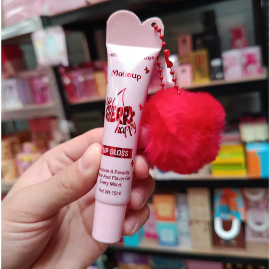 Lip Gloss Meike Glamour con Accesorio — 6 Tonos | Se Envía Surtido