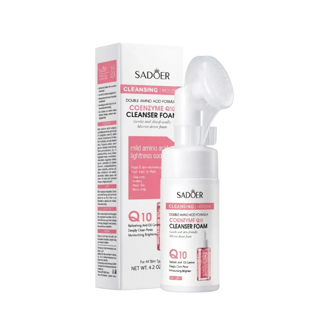Espuma Limpiadora Facial 120ml — Vitamina B5, Ácido Hialurónico, Coenzima Q10 o Vitamina C | 4 Fórmulas
