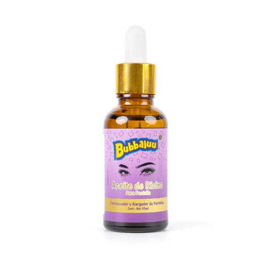 Aceite de Ricino Bubbaluu — Hidratación y Crecimiento para Cabello, Cejas y Pestañas