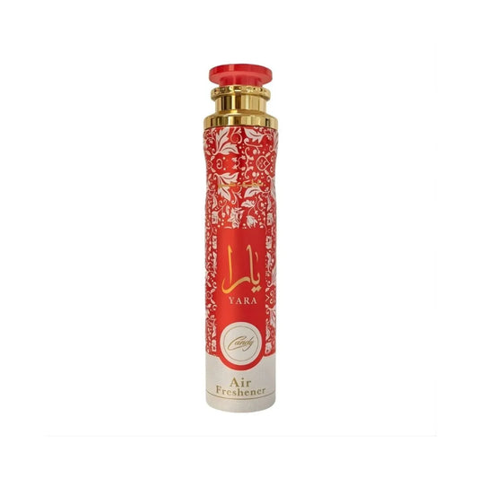 Desodorante Ambiental Lattafa Yara Candy 300ml — Original | Hogar con Fragancia Árabe