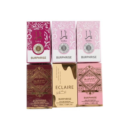 Pack x6 Perfumes Miniatura Inspiración Virales | 35ml c/u