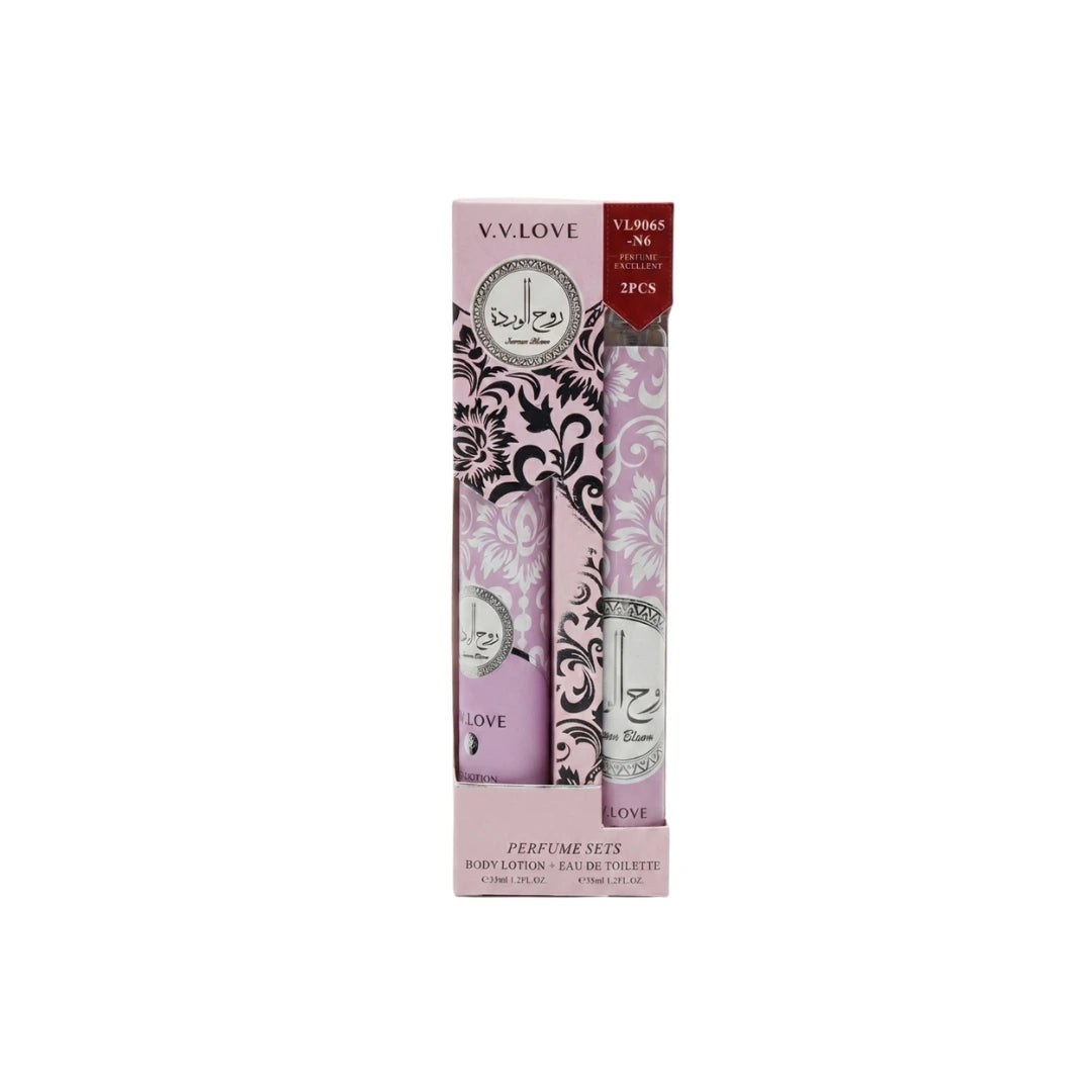 Pack Perfume de Cartera y Loción Corporal 35ml — Inspiración Yara Lattafa