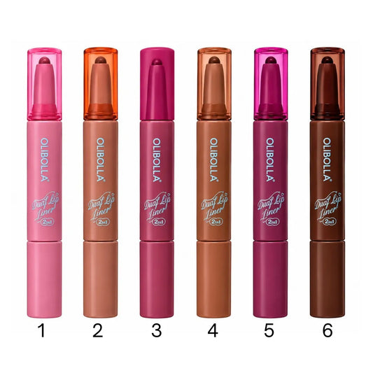Dual Lip Olibolla — 6 Tonos Disponibles | Labial y Gloss en Uno