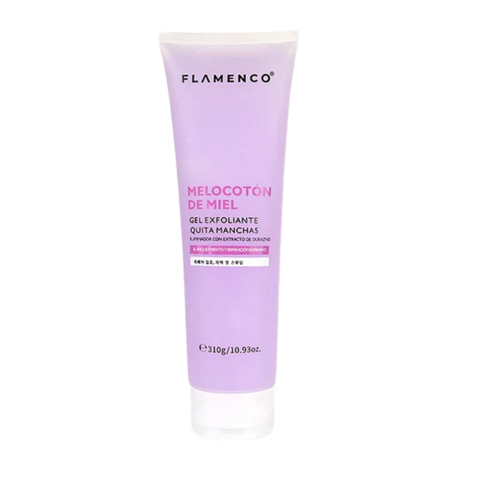 Gel exfoliante de melocotón Nura Skin Chile para renovación de piel
