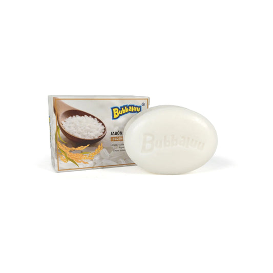 Jabón Aclarante Esencia de Arroz Bubbaluu 100g – Ilumina y Pareja el Tono