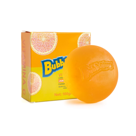 Jabón Facial Aclarante Bubbaluu de Vitamina C 100gr