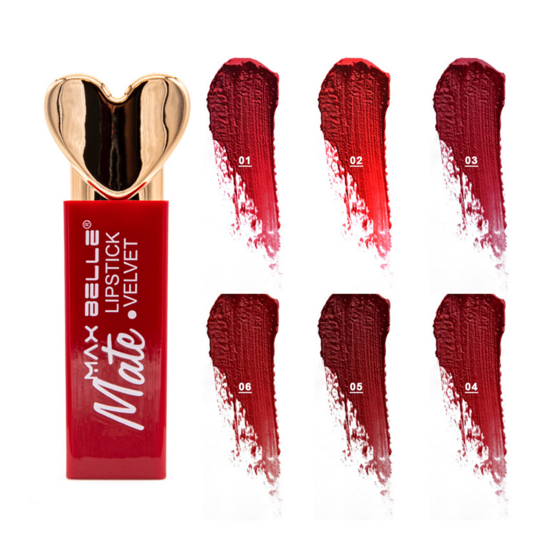 Labial en Barra Mate – 6 Colores Intensos