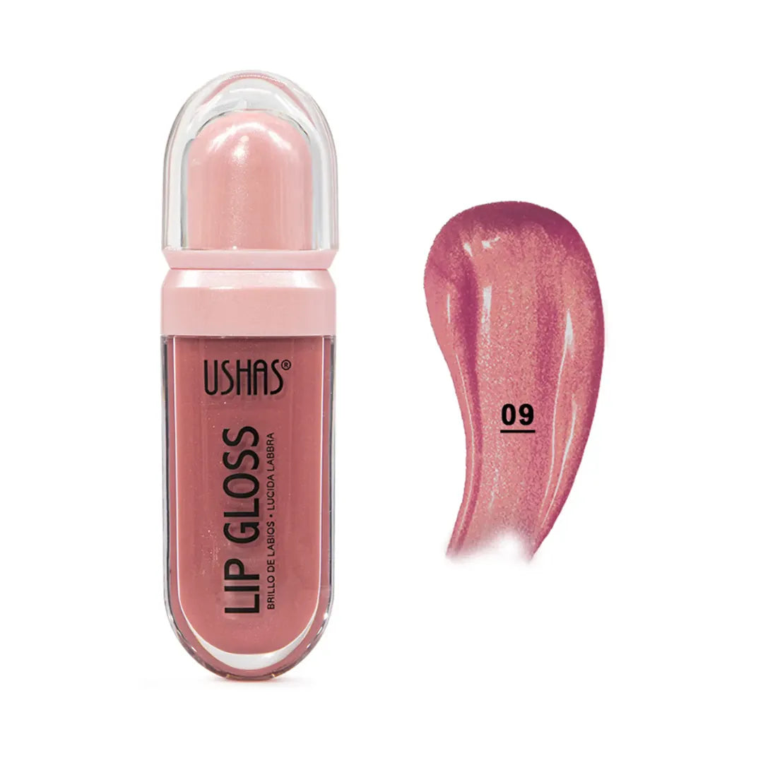 Lip Gloss Ushas Colorful Long Lasting — 6 Tonos Intensos y Larga Duración
