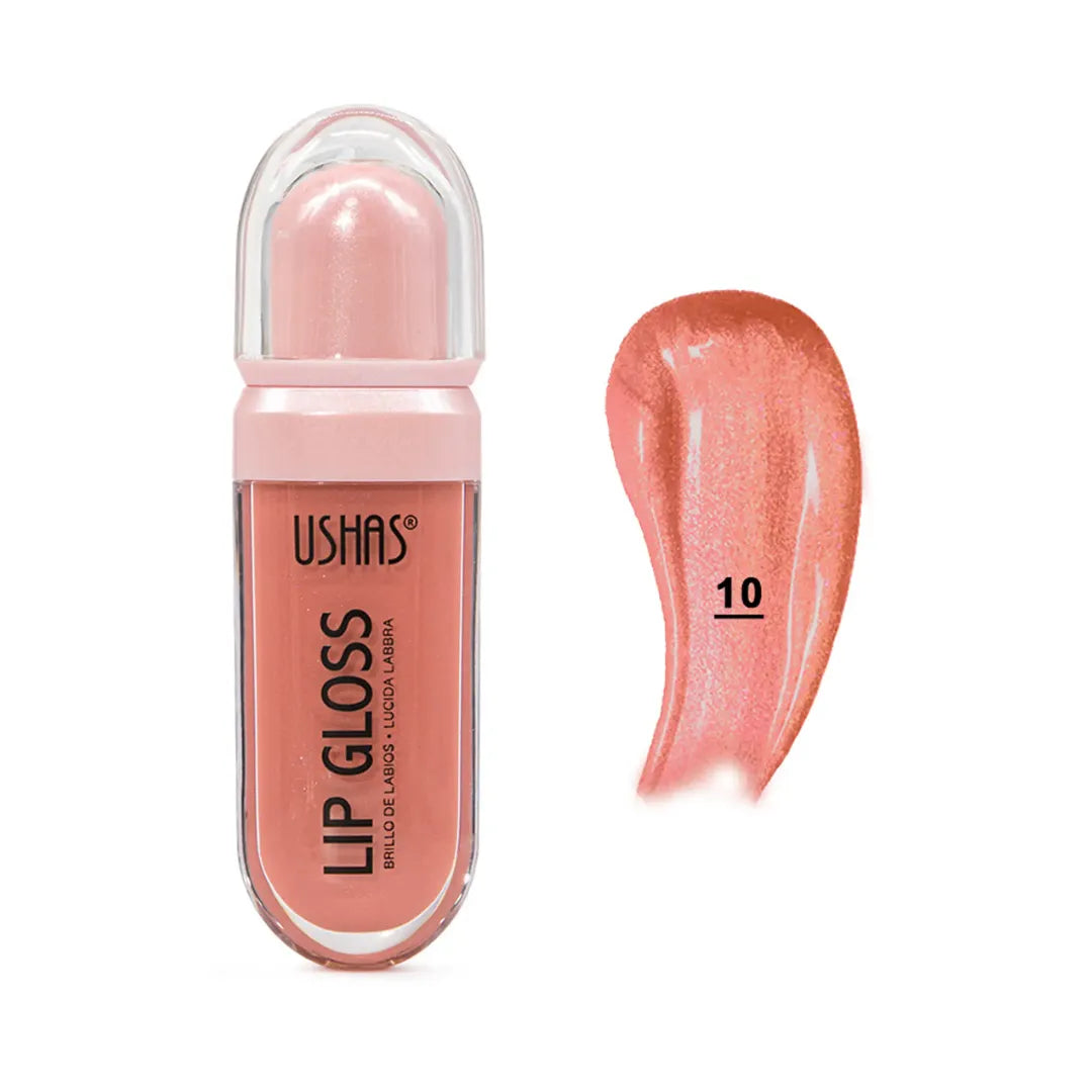 Lip Gloss Ushas Colorful Long Lasting — 6 Tonos Intensos y Larga Duración