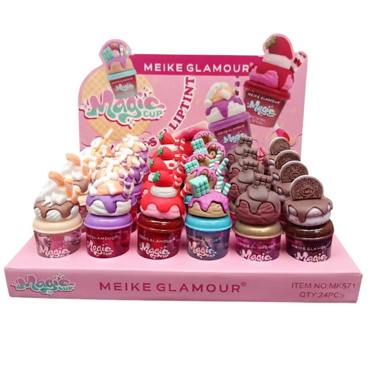 Lip Gloss en Forma de Postres — Inspiración Give Me Gourmand | 6 Diseños al Azar