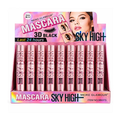 Máscara de Pestañas Meike Glamour Waterproof — Volumen Extremo y Larga Duración