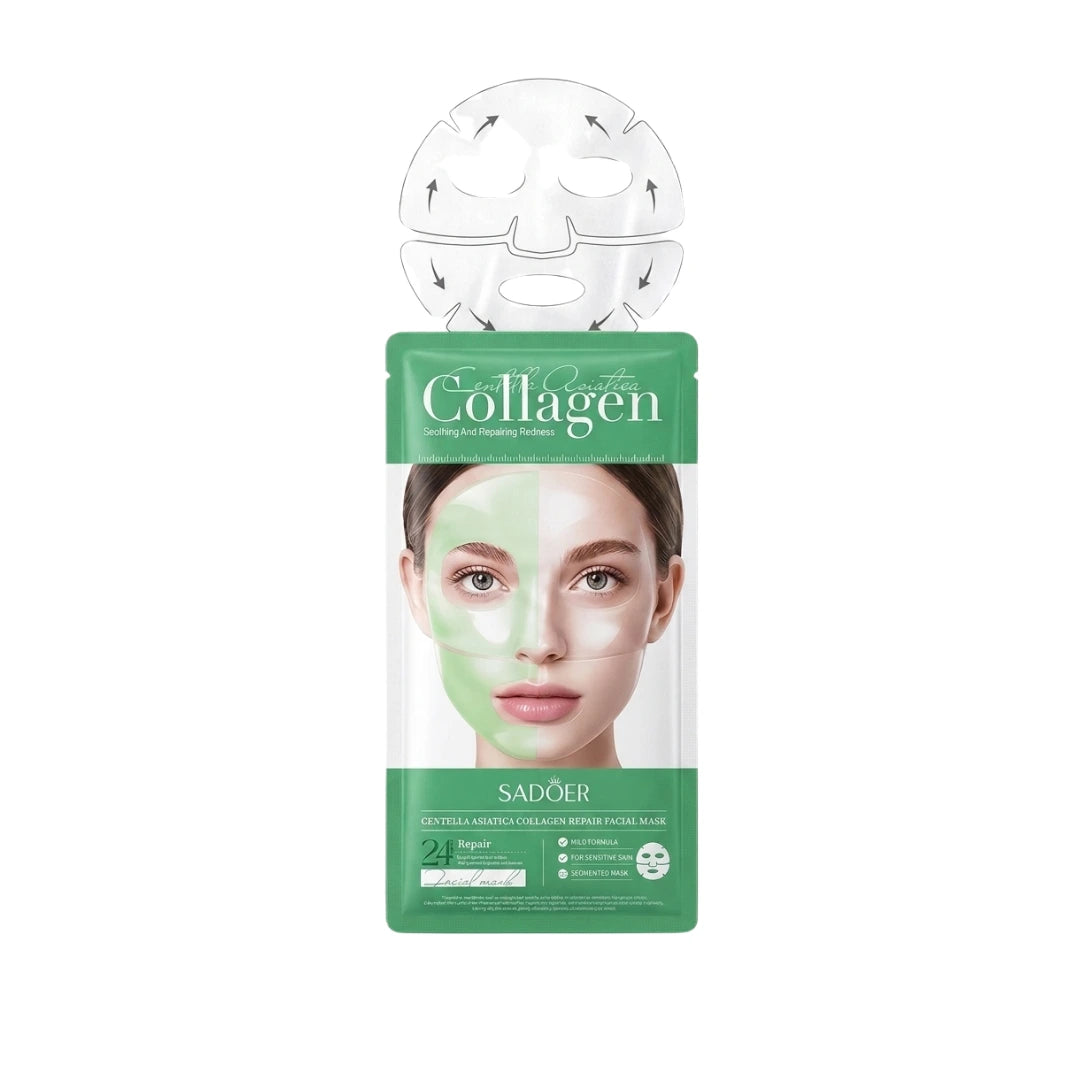 Mascarilla Facial Colágeno + Centella Asiática Sadoer – Viral TikTok | Efecto Tensor
