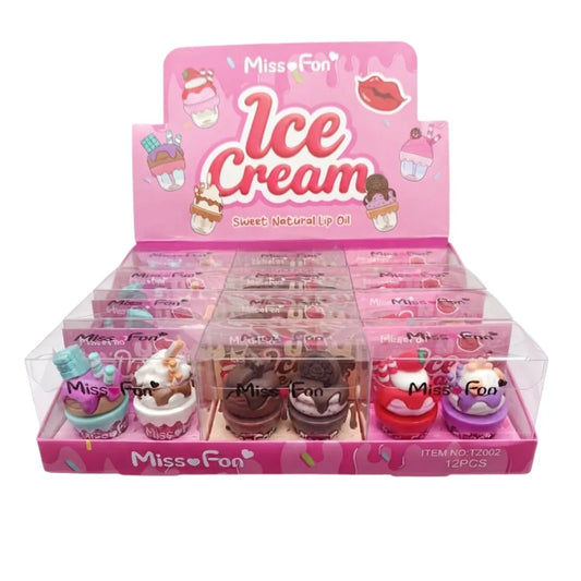 Pack 2 Lip Gloss de Postres Miss Fon — Inspiración Give Me Gourmand Lattafa | 3 Packs Distintos