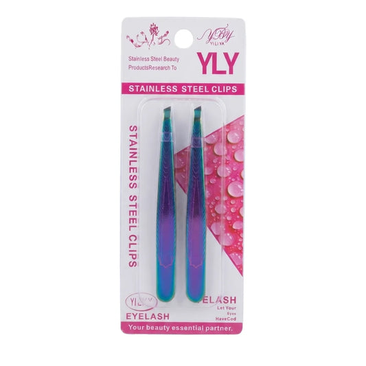 Pack 2 Pinzas Yiliya — Precisión y Calidad para Cejas y Detalle