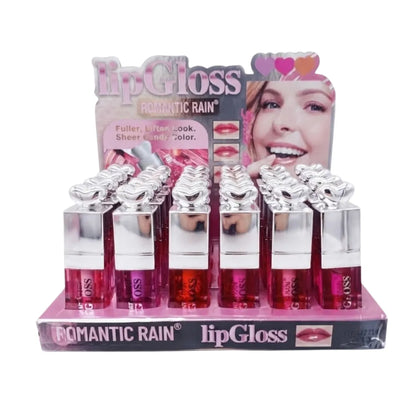 Pack 6 Lip Gloss Romantic Rain — 6 Tonos Distintos | Mayorista