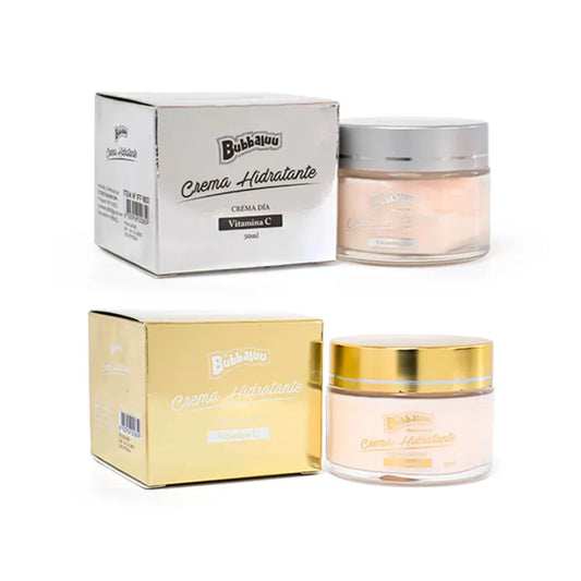 Pack Cremas Bubbaluu Día y Noche con Vitamina C — Rutina Facial Completa