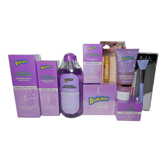 Pack completo rutina facial marca bubbaluu