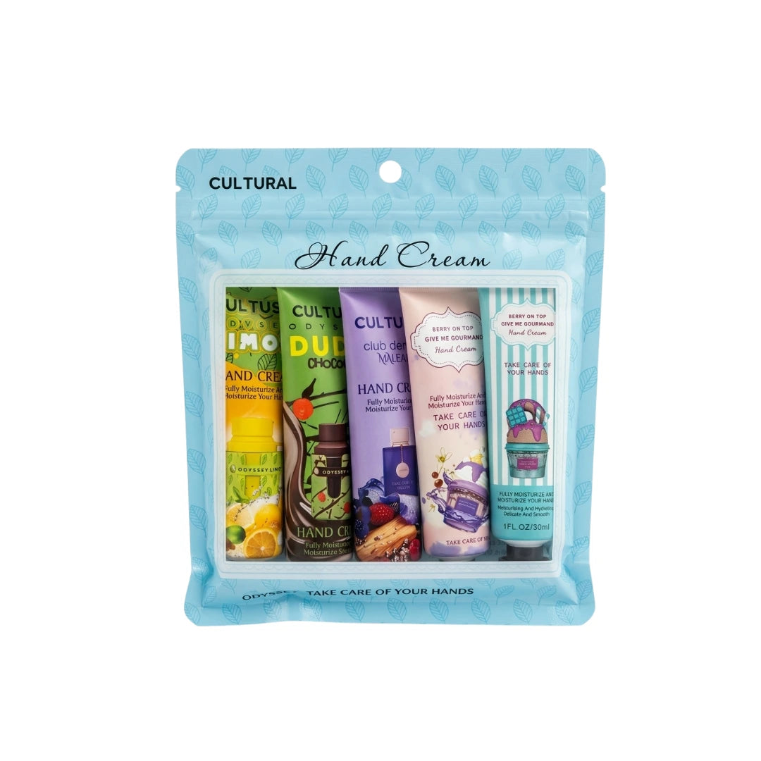 Pack x5 Cremas de Mano – Perfumes Mixtos Virales | 30ml c/u
