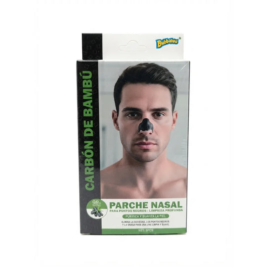 Parche Nasal Anti Puntos Negros Bubbaluu x6 — Para Hombre | Poros Limpios y Visibles