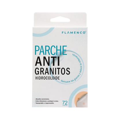 Parche hidrocoloide anti granitos Nura Skin Chile absorbe secreciones