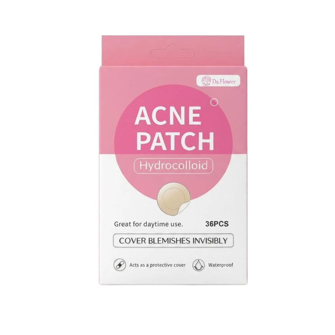 Parches Anti Acné DS.Flower Hidrocoloide x36 — Tratamiento Invisible y Efectivo