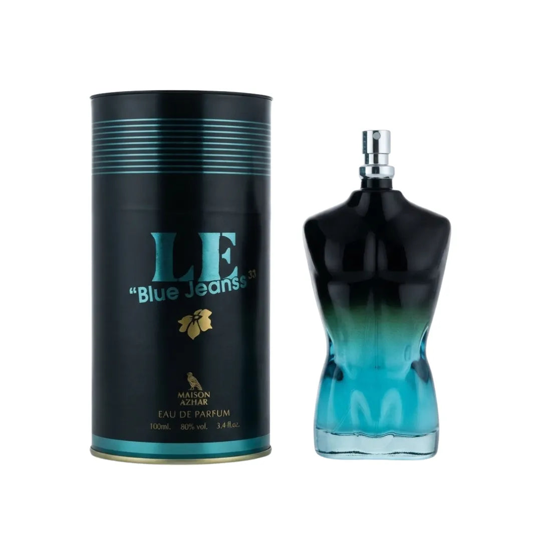 Perfume Blue Jeanse Maison Azhar EDP 100ml — Fresco, Amaderado y Masculino