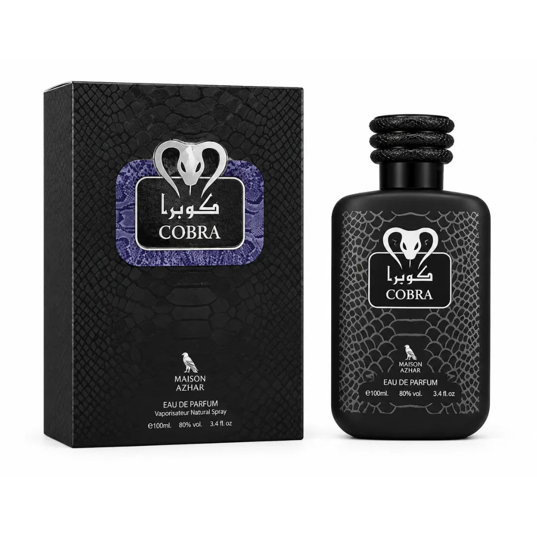 Perfume Cobra Maison Azhar EDP 100ml — Seductor, Oscuro y Magnético