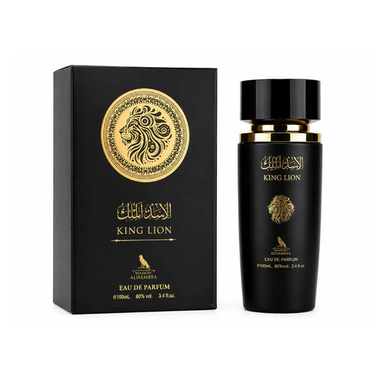 Perfume King Lion Maison Azhar EDP 100ml — Intenso, Amaderado y Poderoso