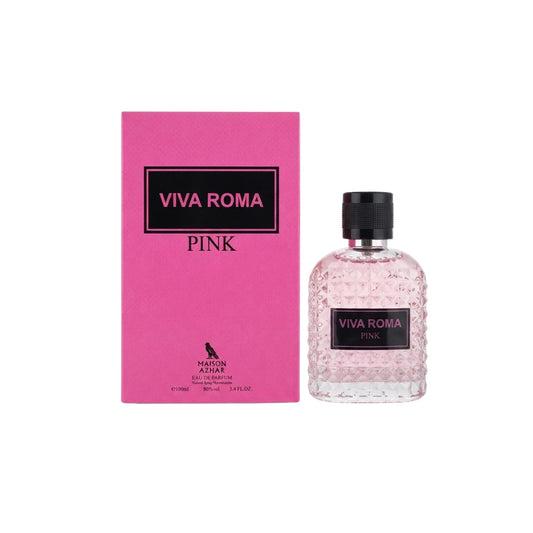 Perfume Viva Roma Pink Maison Azhar EDP 100ml — Inspiración Valentino Donna | Floral y Elegante