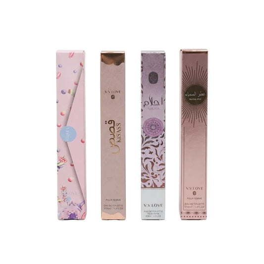Perfume de Cartera VV Love 35ml — Marshmallow Blush, Eclaire, Yara y Haya | $1.290 c/u