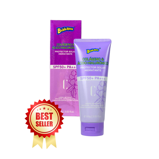 Protector solar Bubbaluu hidratante FPS para cara Nura Skin Chile