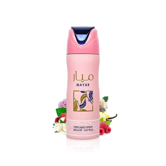 Spray Corporal Mayar Lattafa Original 200ml — Fragancia Femenina Frutal y Elegante