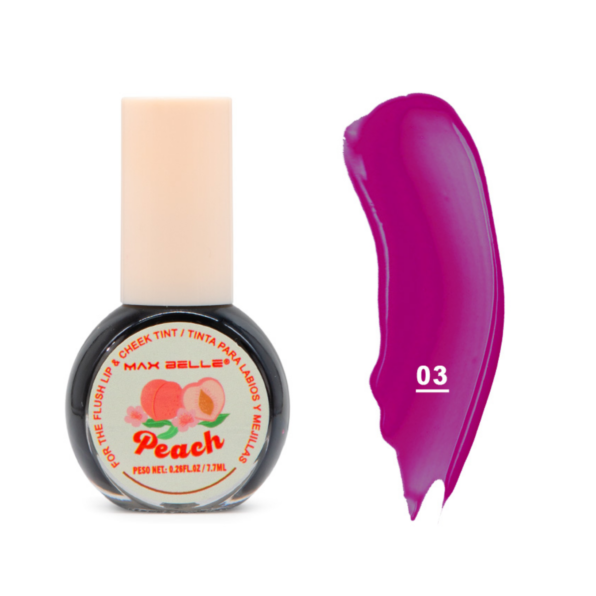 Tintas para Labios y Mejillas – Sandía, Frutilla y Durazno