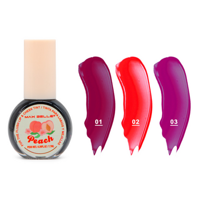 Tintas para Labios y Mejillas – Sandía, Frutilla y Durazno