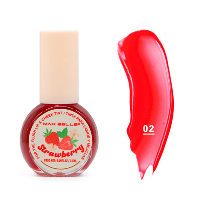 Tintas para Labios y Mejillas – Sandía, Frutilla y Durazno