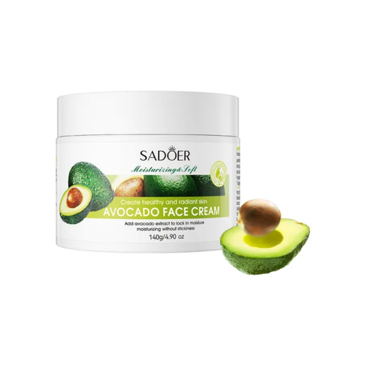 crema facial hidratante sadoer de aguacate