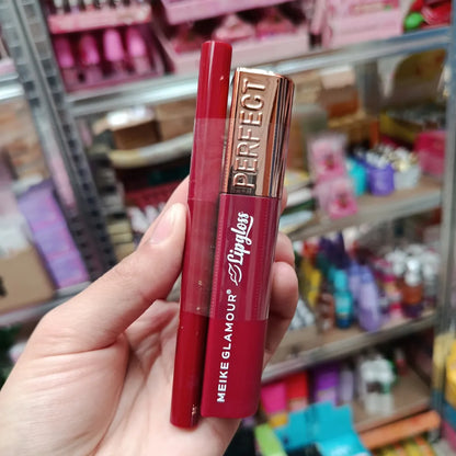 Pack Lip Gloss + Delineador Meike Glamour — 8 Tonos Disponibles