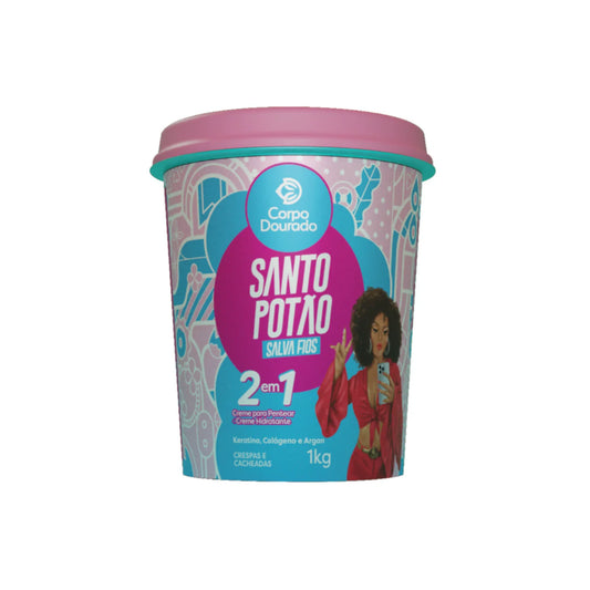 mascara corpo dourado brasileña cuidado capilar