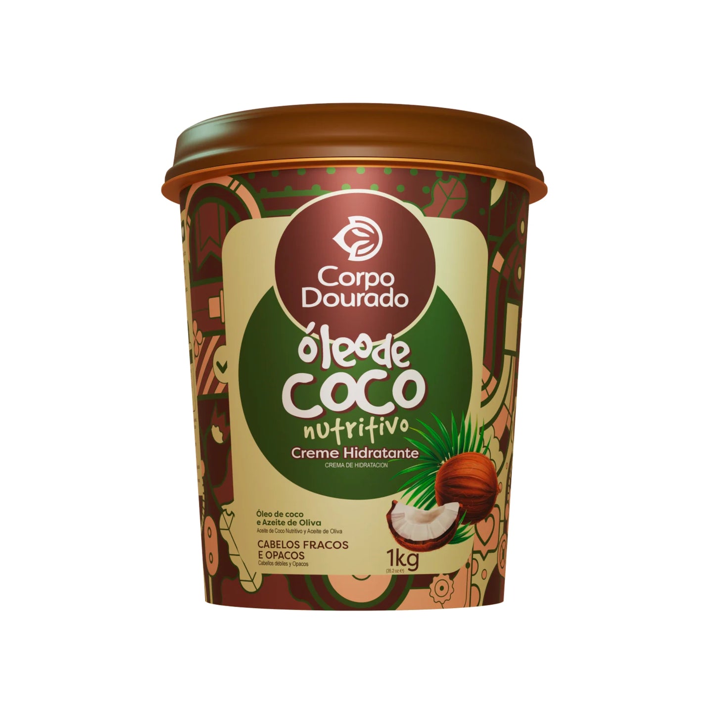 oleo de coco crema hidratante capilar