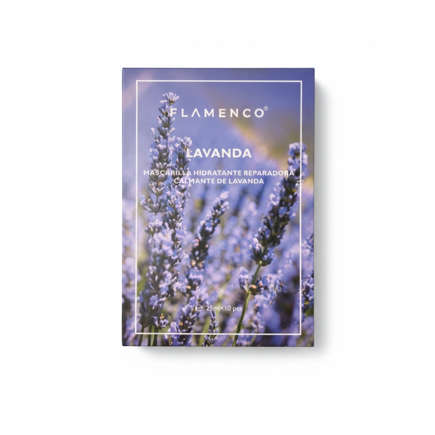 mascarilla de lavanda para el cuidado facial 